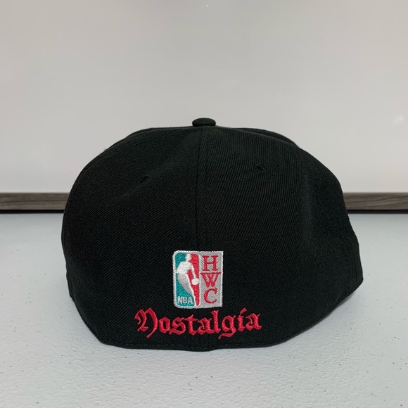 Mitchell & Ness San Antonio Spurs HWC Fitted Hat/Cap-Size 7 1/2 NWT - Picture 3 of 13